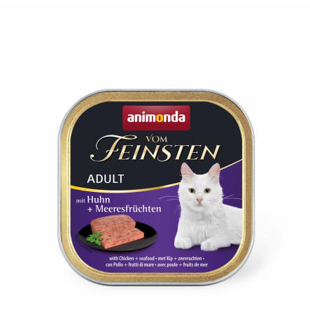 Animonda Vom Feinsten для котів з куркою та морепродуктами 100 г
